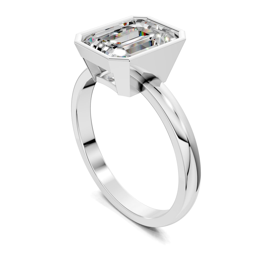 Sarah Bezel Set Engagement Ring
