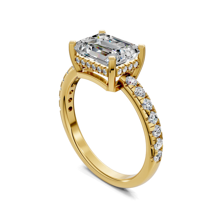 Jessica Pavé Diamond Engagement Ring