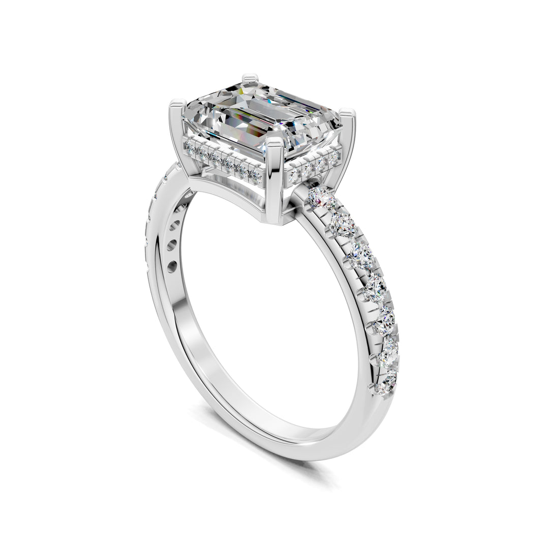 Jessica Pavé Diamond Engagement Ring