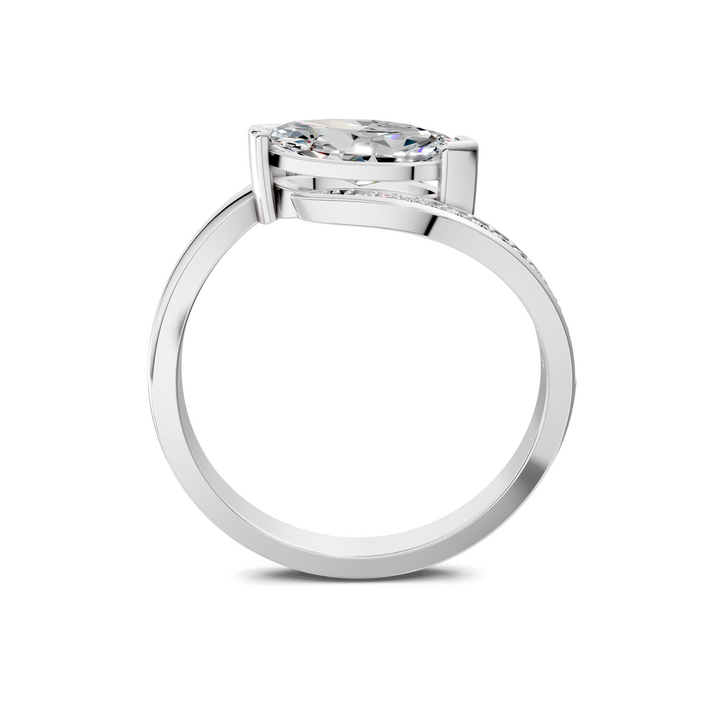 Hannah Marquise Mirage Bypass Ring