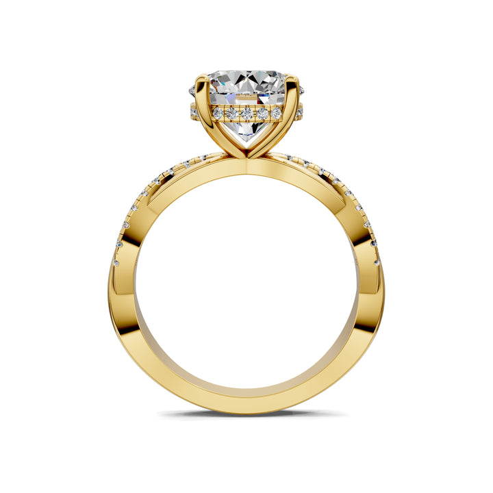 Ashley Pavé Diamond Engagement Ring