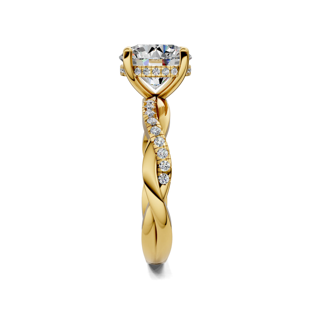 Ashley Pavé Diamond Engagement Ring