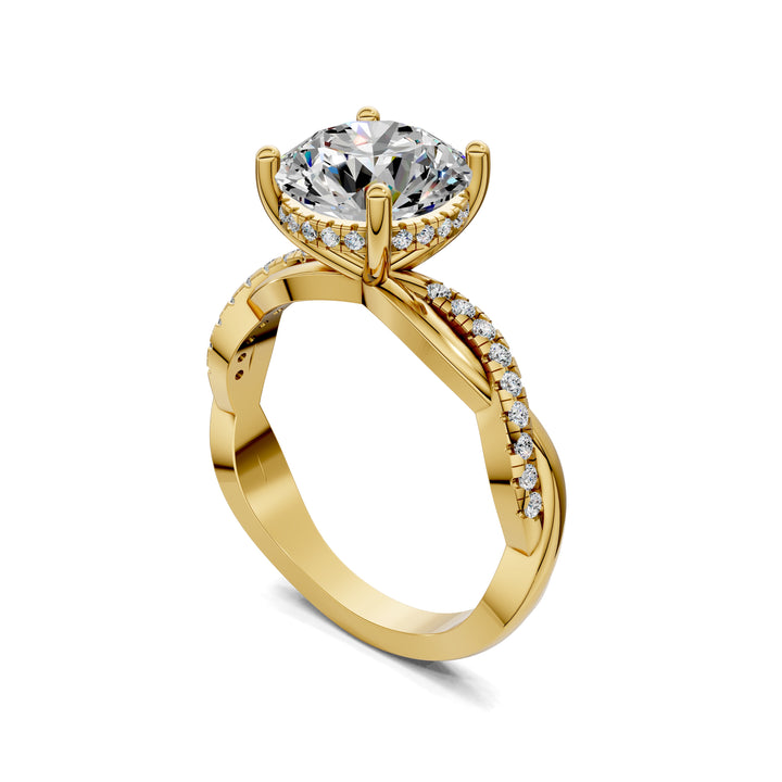 Ashley Pavé Diamond Engagement Ring