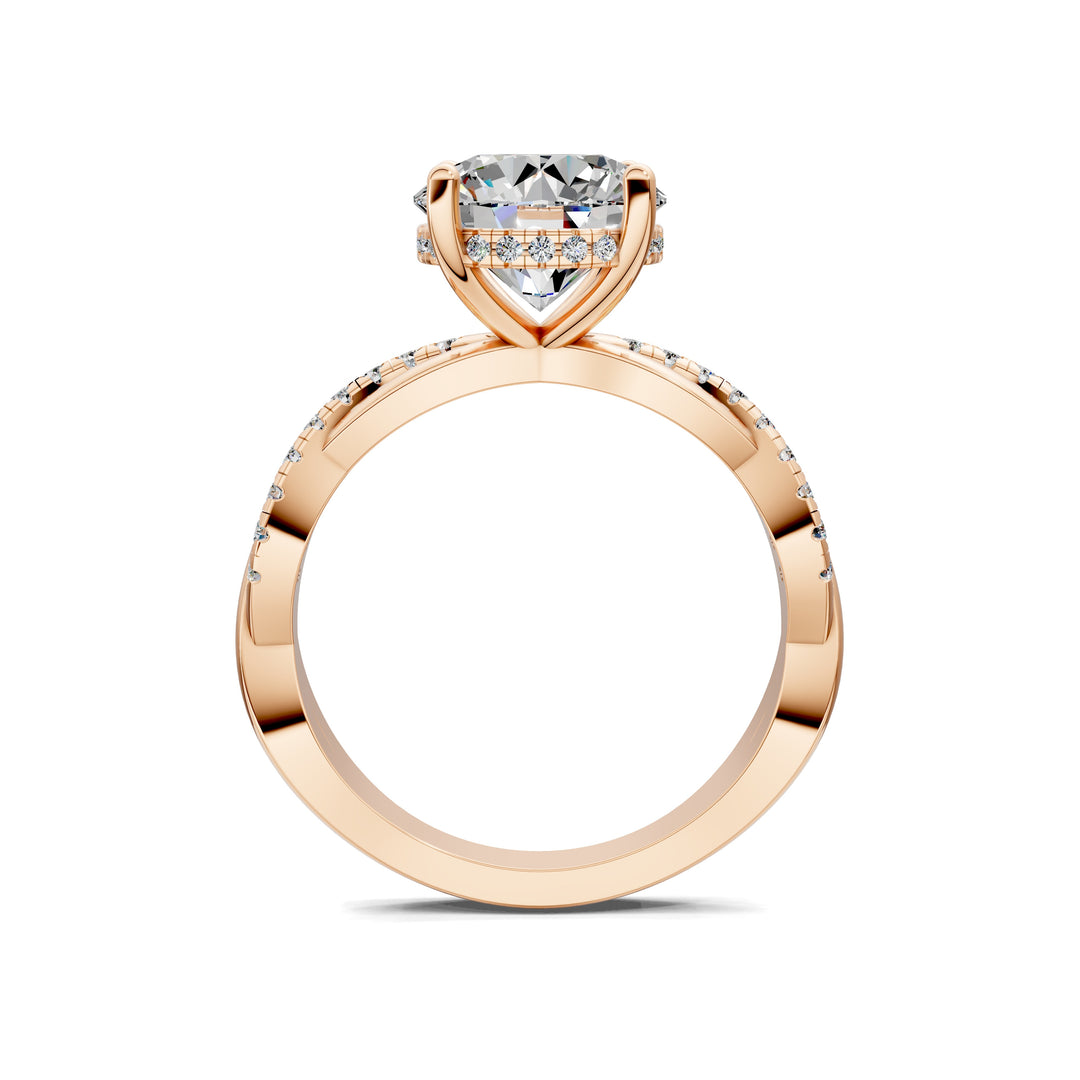 Ashley Pavé Diamond Engagement Ring