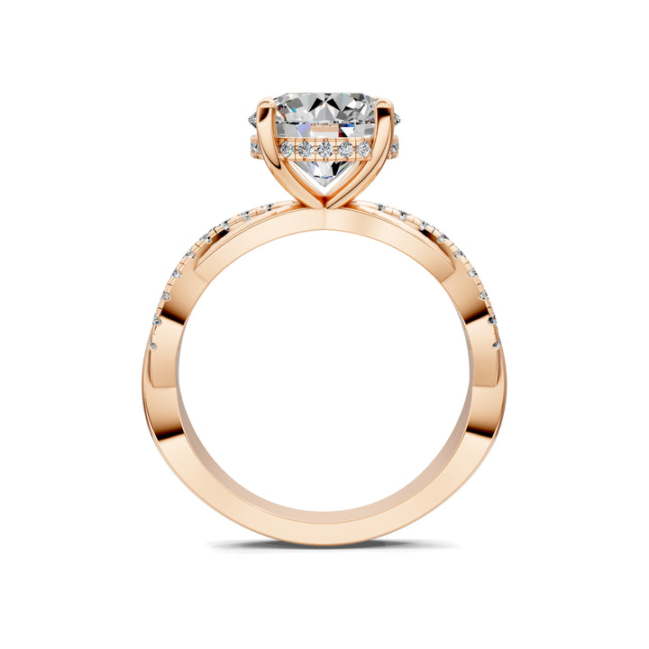 Ashley Pavé Diamond Engagement Ring