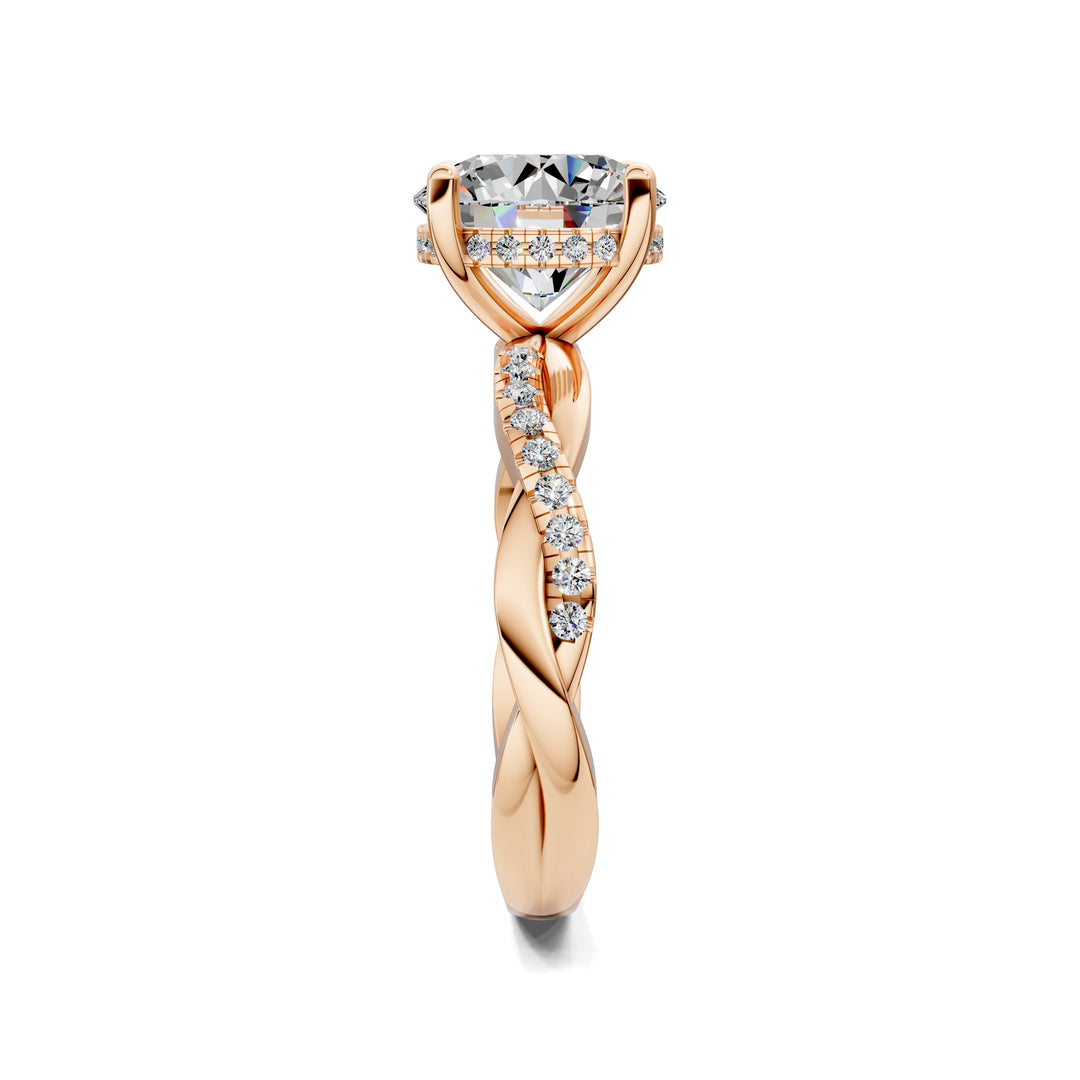 Ashley Pavé Diamond Engagement Ring