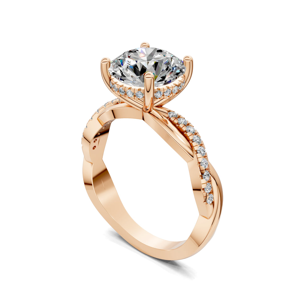 Ashley Pavé Diamond Engagement Ring