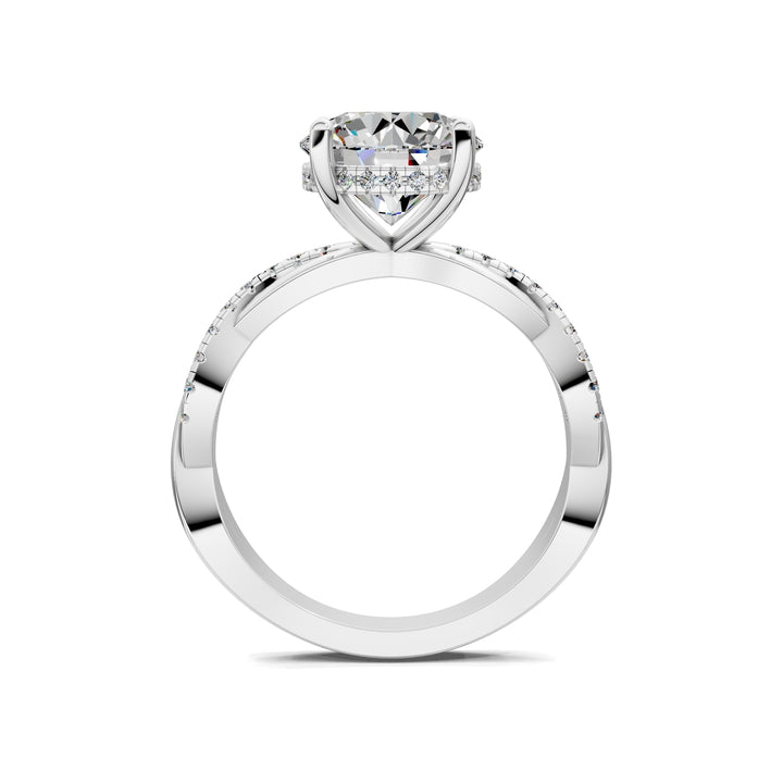 Ashley Pavé Diamond Engagement Ring