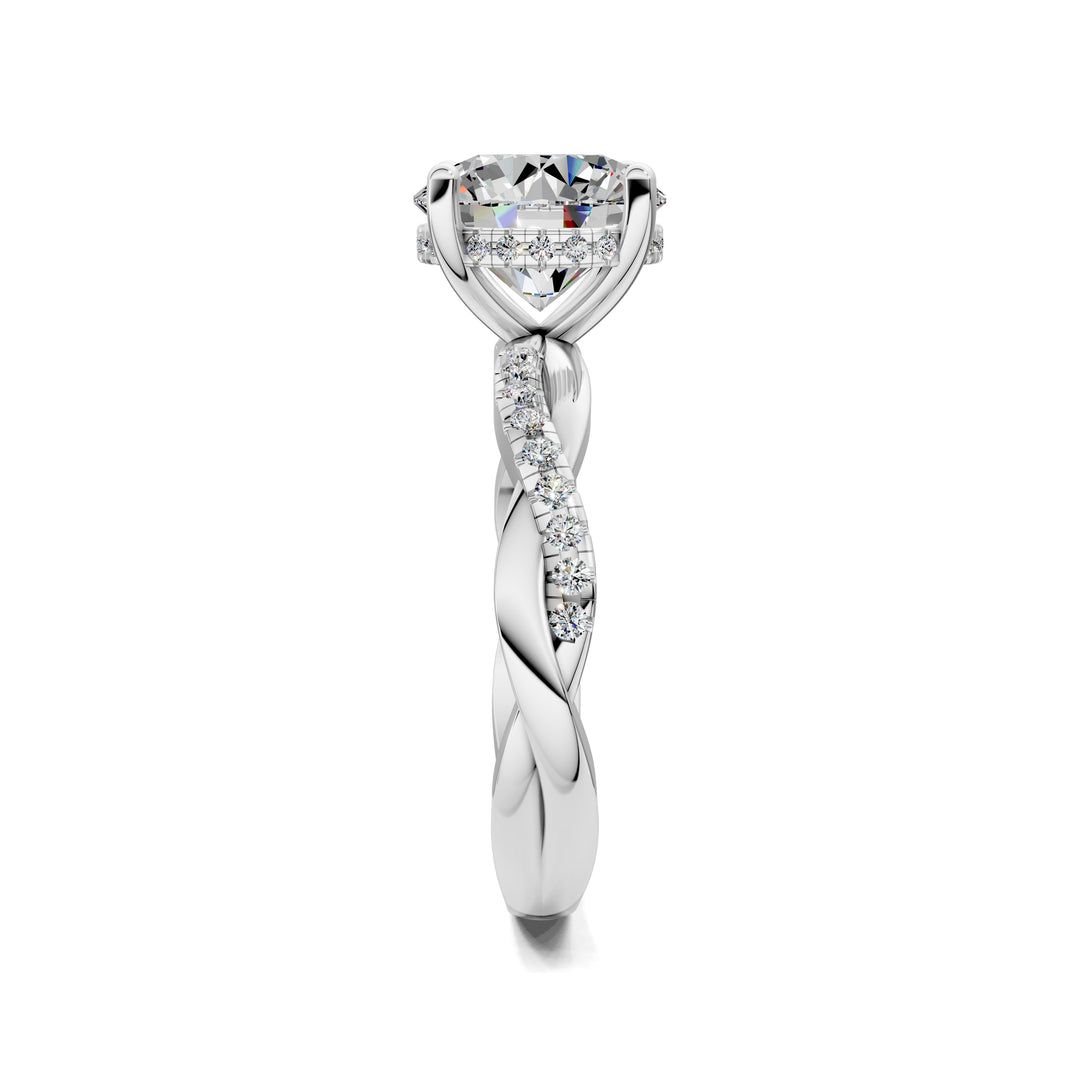 Ashley Pavé Diamond Engagement Ring