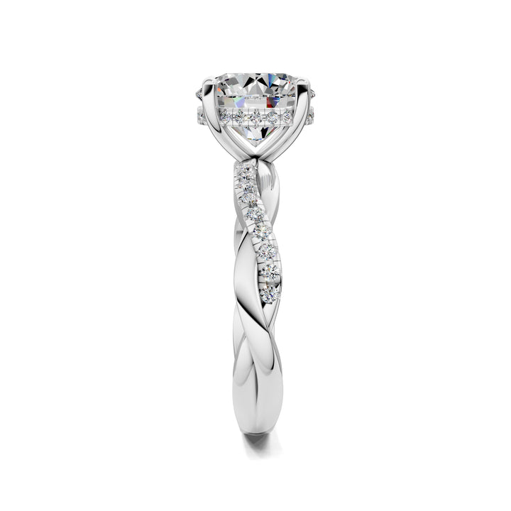 Ashley Pavé Diamond Engagement Ring
