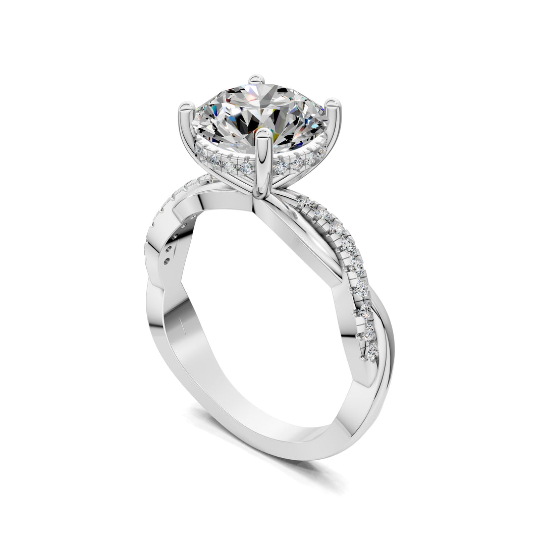 Ashley Pavé Diamond Engagement Ring