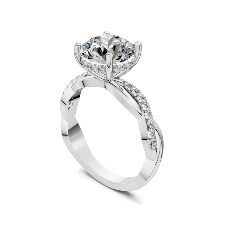 Ashley Pavé Diamond Engagement Ring