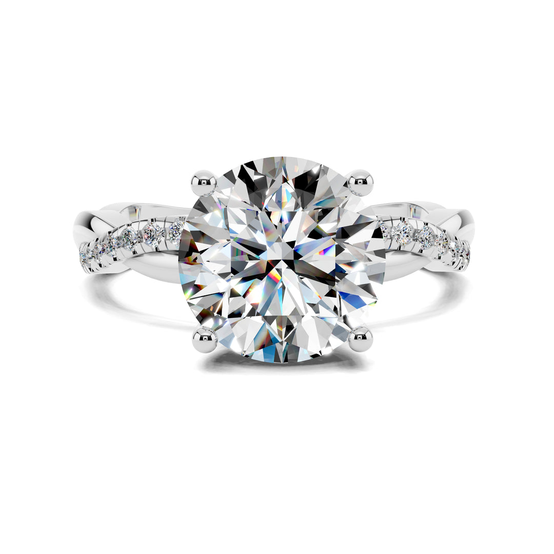 Ashley Pavé Diamond Engagement Ring