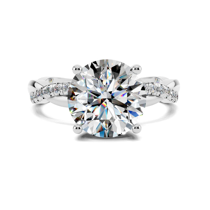 Ashley Pavé Diamond Engagement Ring