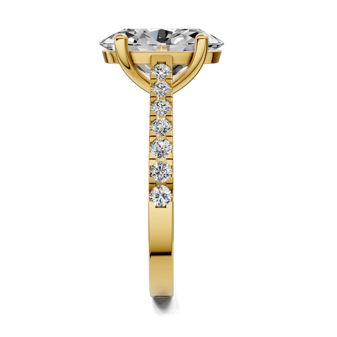 Aurora Pavé Engagement Ring