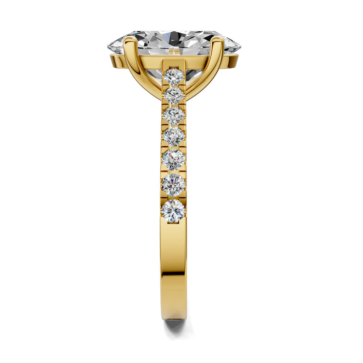Aurora Pavé Engagement Ring