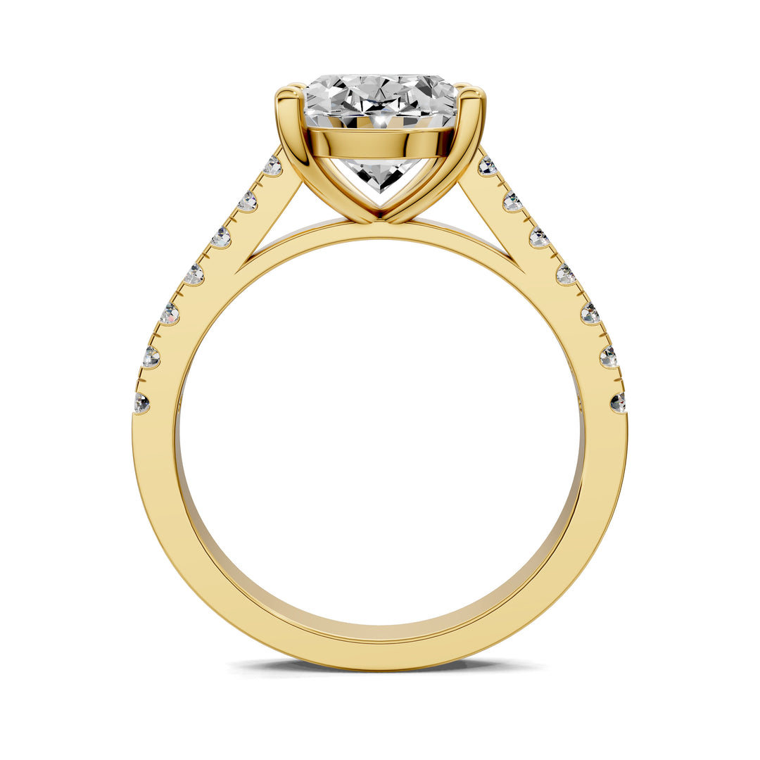 Aurora Pavé Engagement Ring