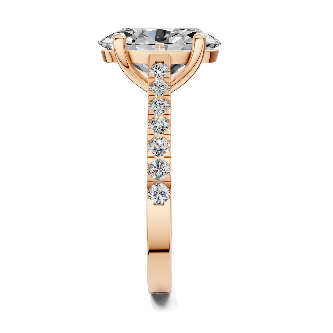 Aurora Pavé Engagement Ring