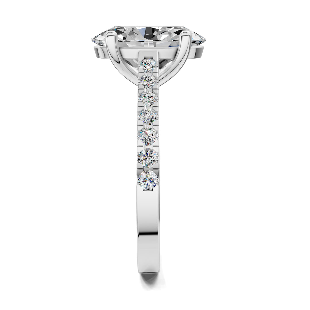 Aurora Pavé Engagement Ring