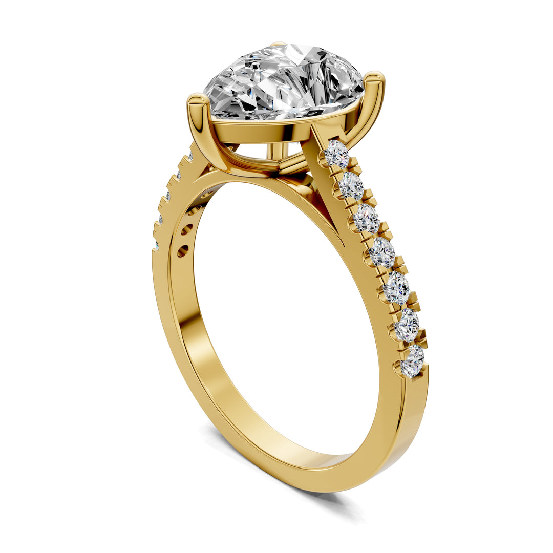 Aurora Pavé Engagement Ring