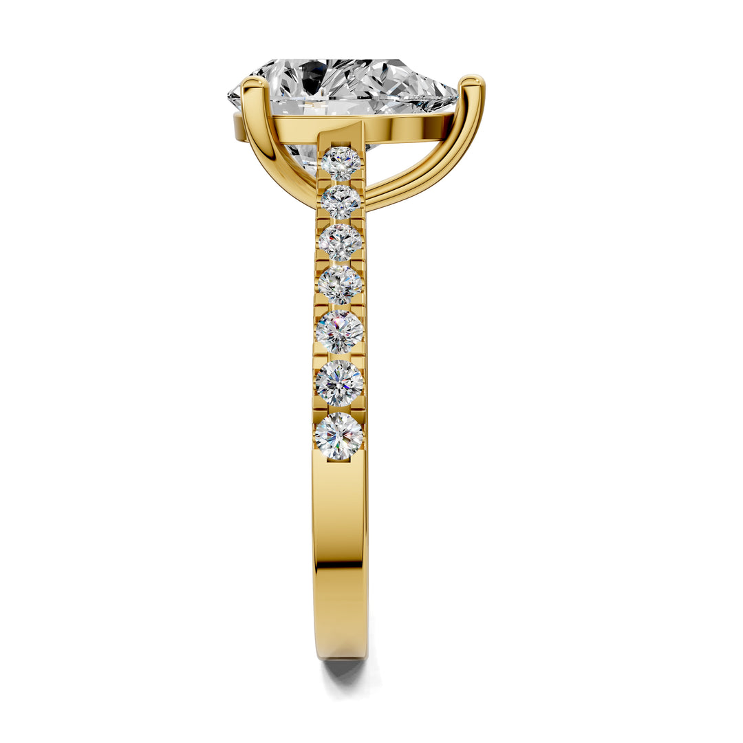 Aurora Pavé Engagement Ring