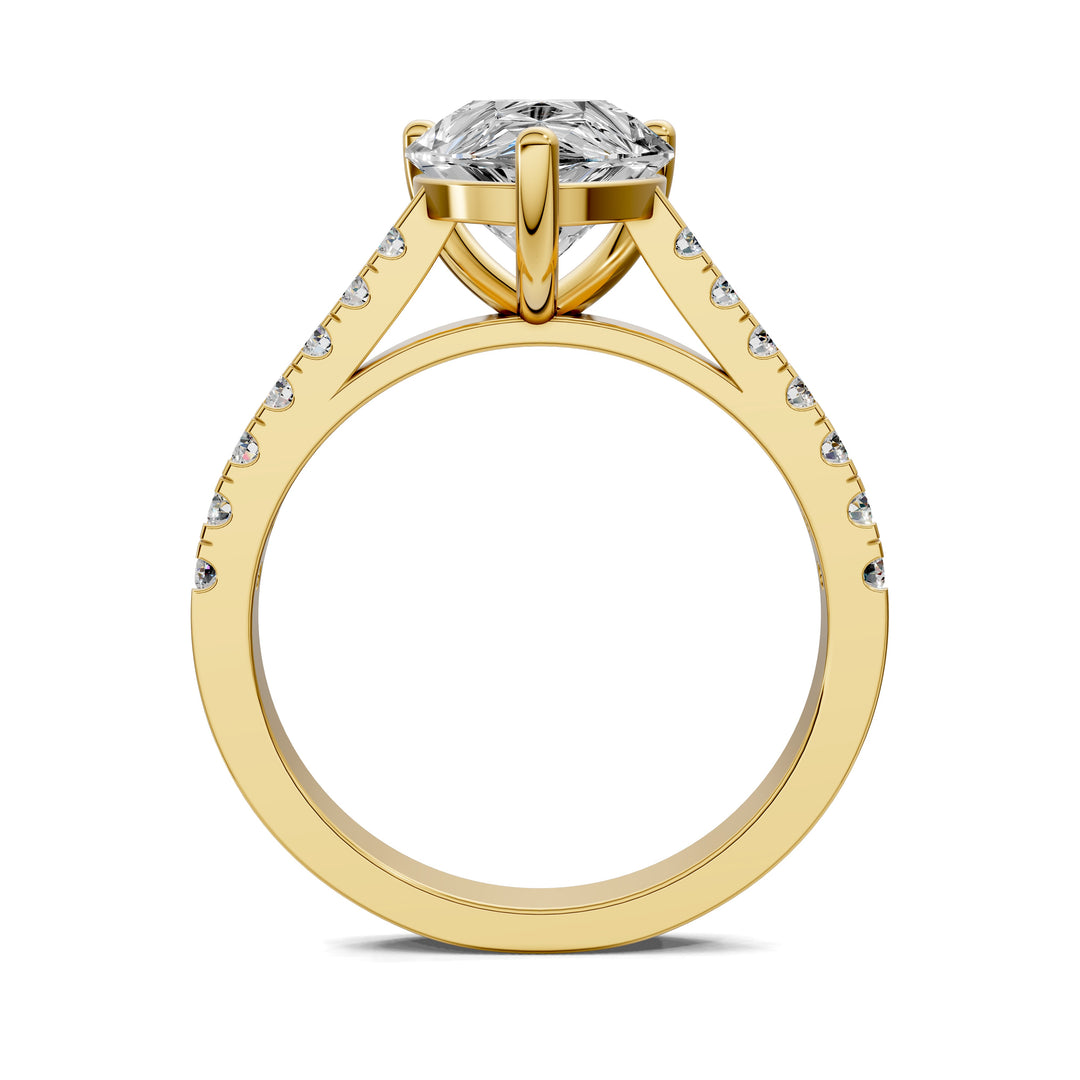 Aurora Pavé Engagement Ring