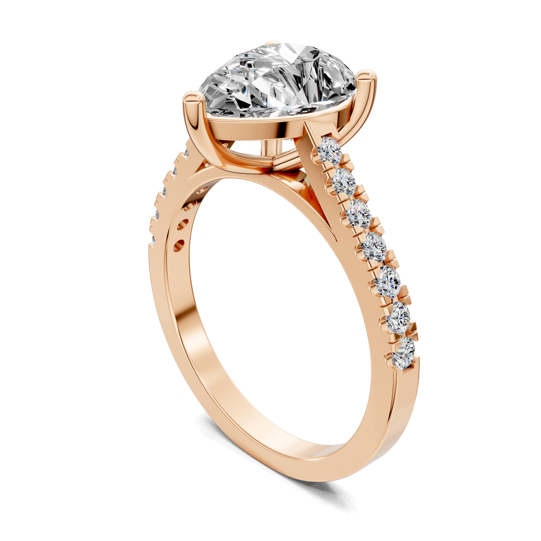 Aurora Pavé Engagement Ring