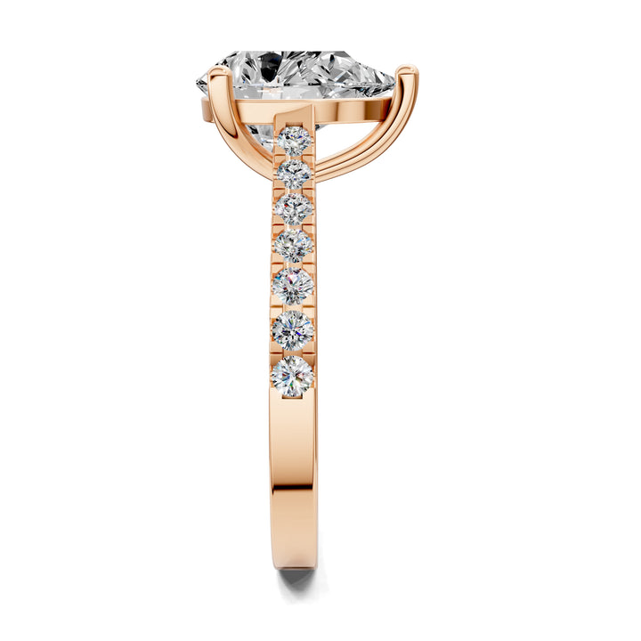 Aurora Pavé Engagement Ring