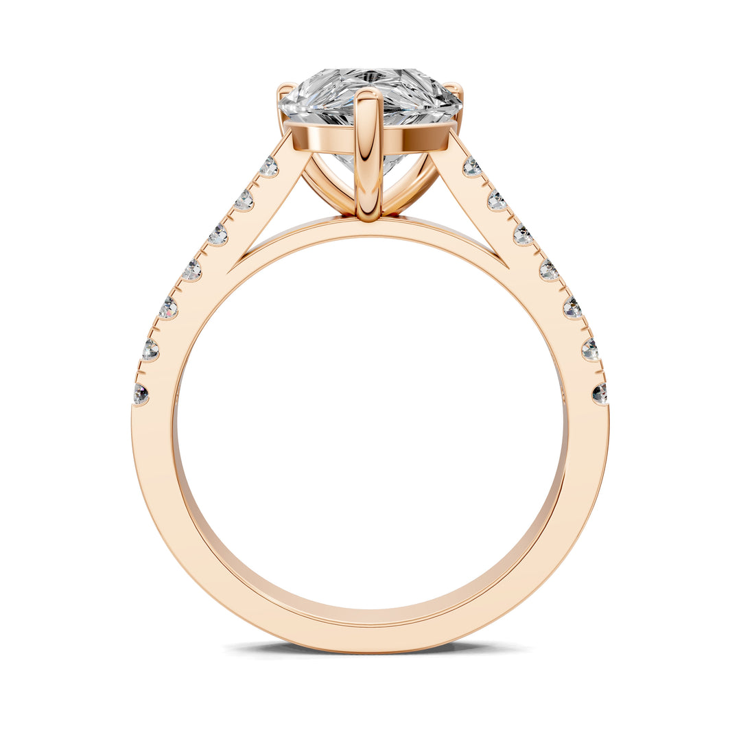 Aurora Pavé Engagement Ring