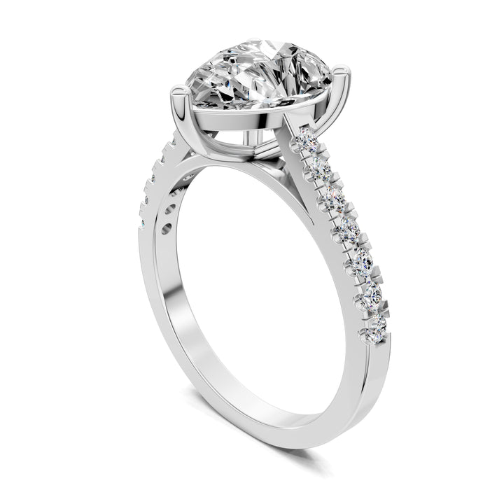 Aurora Pavé Engagement Ring