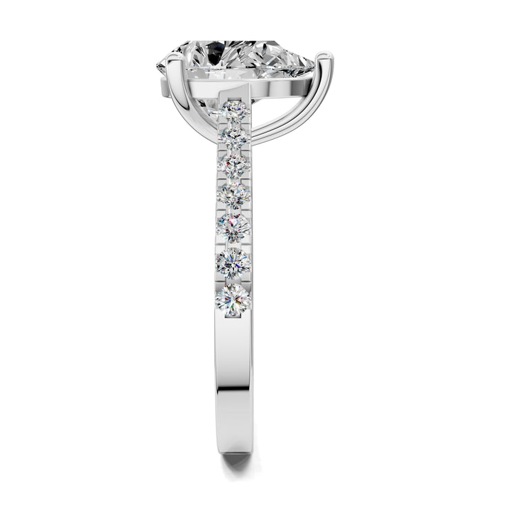 Aurora Pavé Engagement Ring