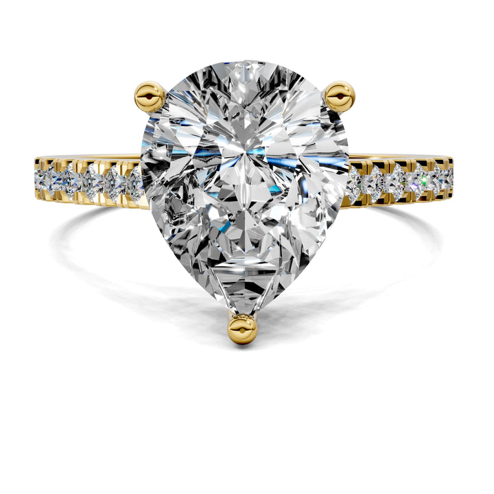 Aurora Pavé Engagement Ring