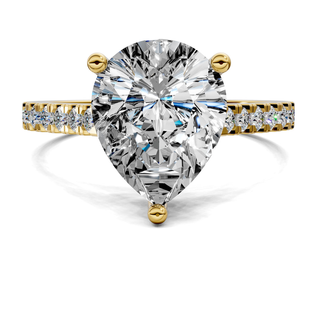 Aurora Pavé Engagement Ring