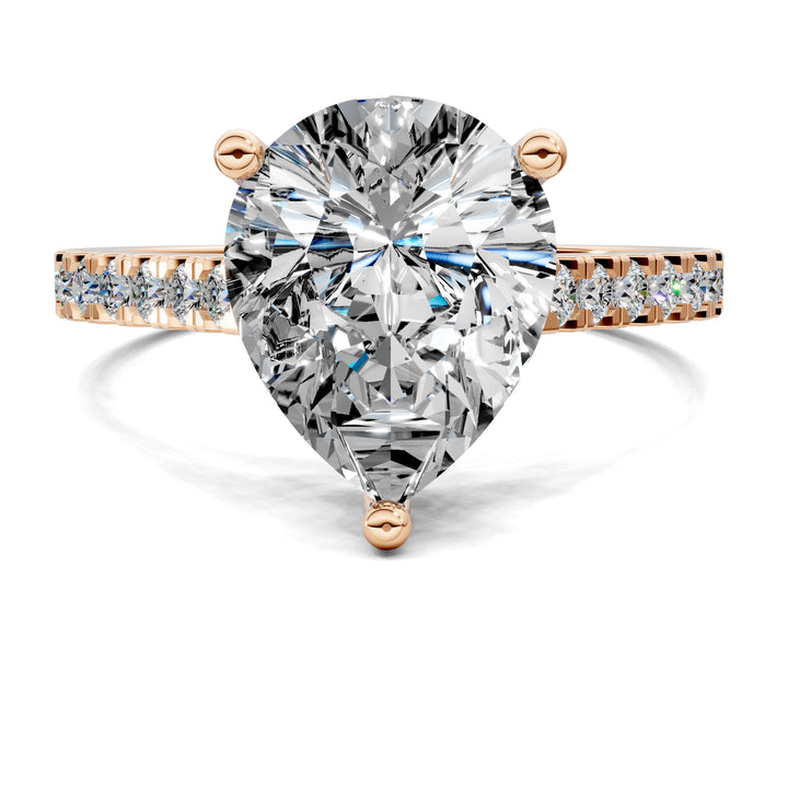 Aurora Pavé Engagement Ring