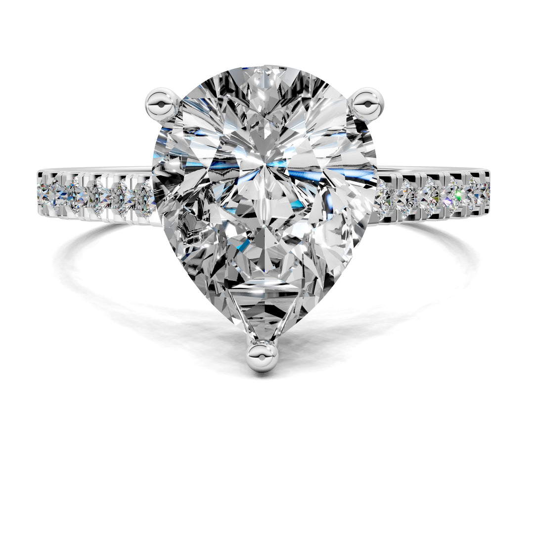 Aurora Pavé Engagement Ring