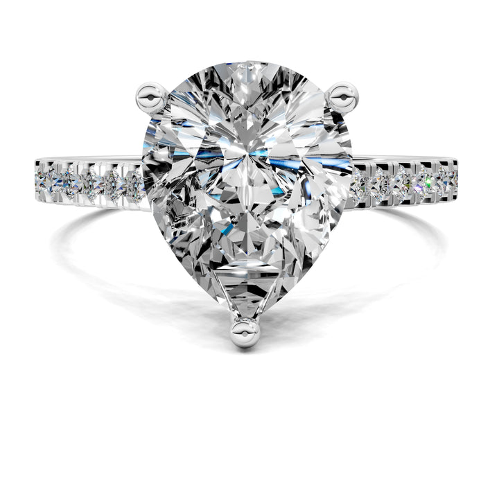 Aurora Pavé Engagement Ring