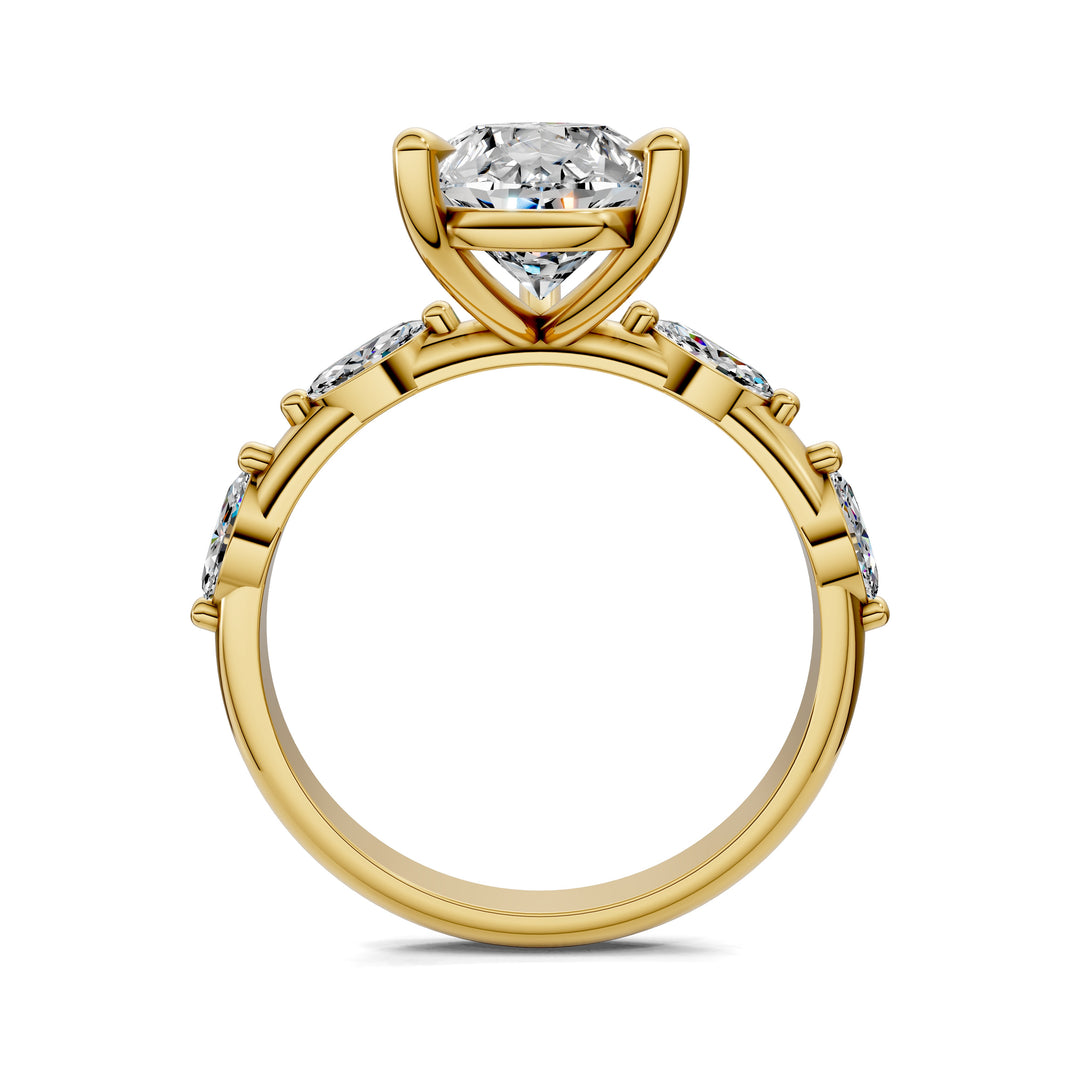 Elizabeth Pear Accents Ring