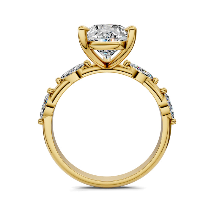Elizabeth Pear Accents Ring