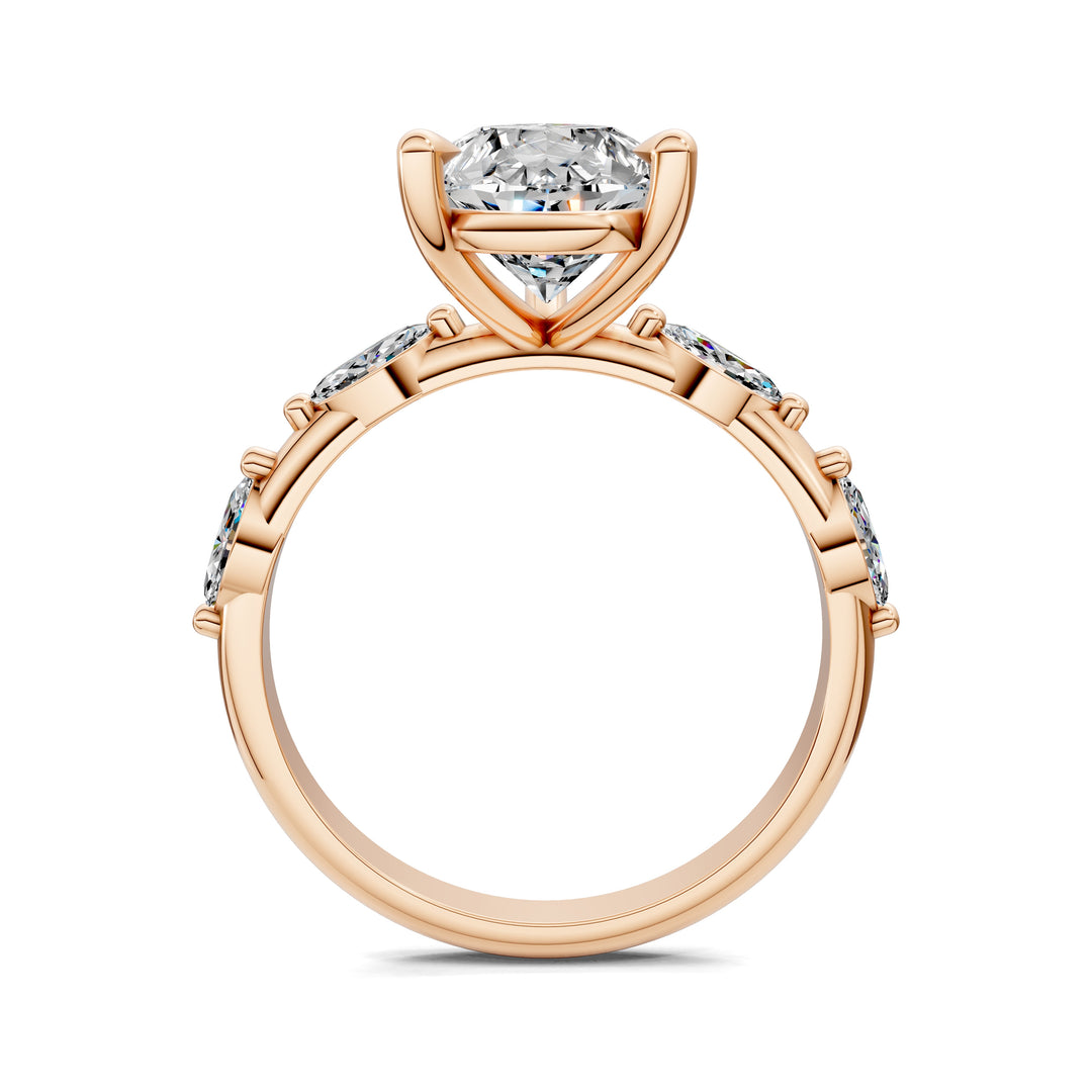 Elizabeth Pear Accents Ring