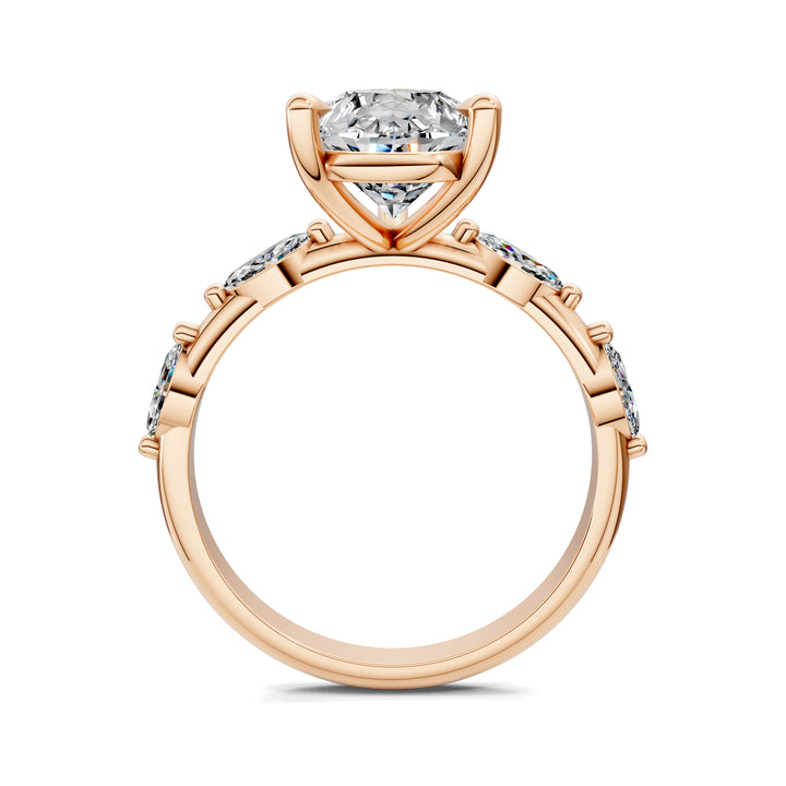 Elizabeth Pear Accents Ring
