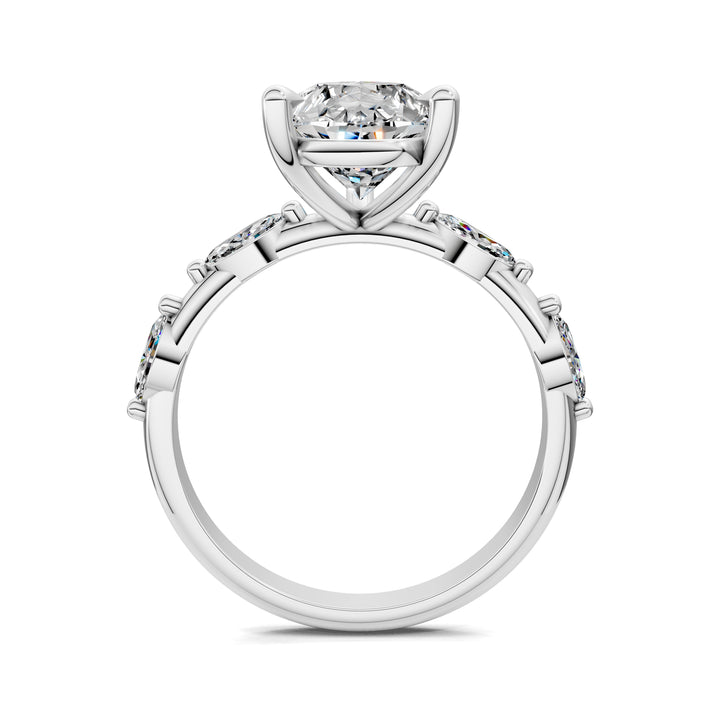 Elizabeth Pear Accents Ring