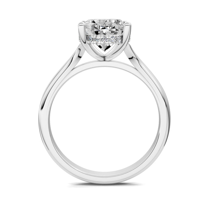 Taylor Split Shank Hidden Halo Engagement Ring