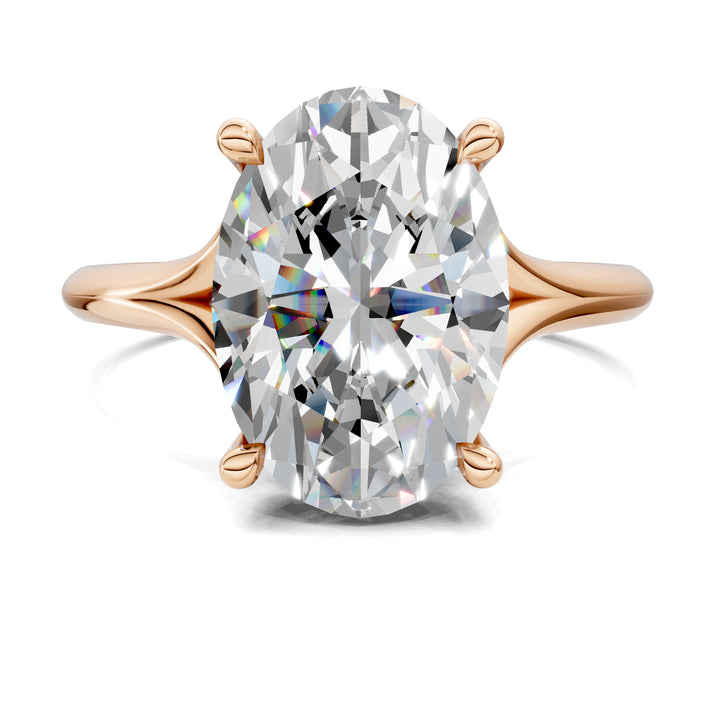 Taylor Split Shank Hidden Halo Engagement Ring