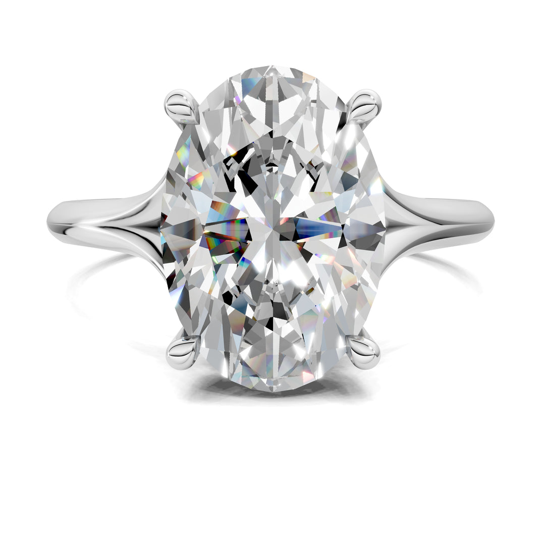 Taylor Split Shank Hidden Halo Engagement Ring