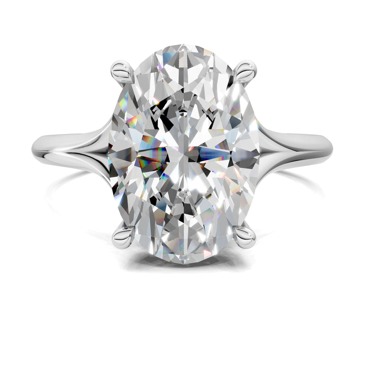Taylor Split Shank Hidden Halo Engagement Ring