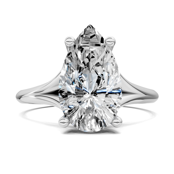 Taylor Split Shank Hidden Halo Engagement Ring