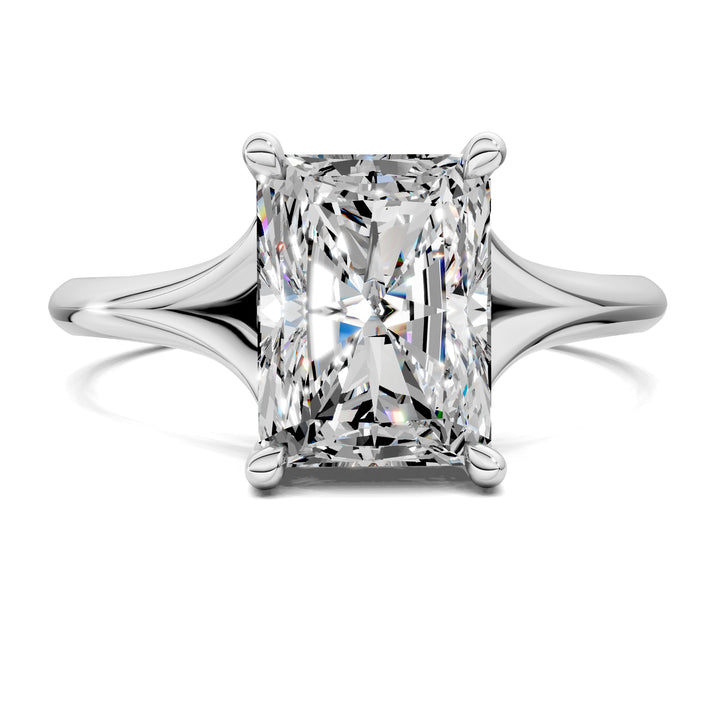 Taylor Split Shank Hidden Halo Engagement Ring