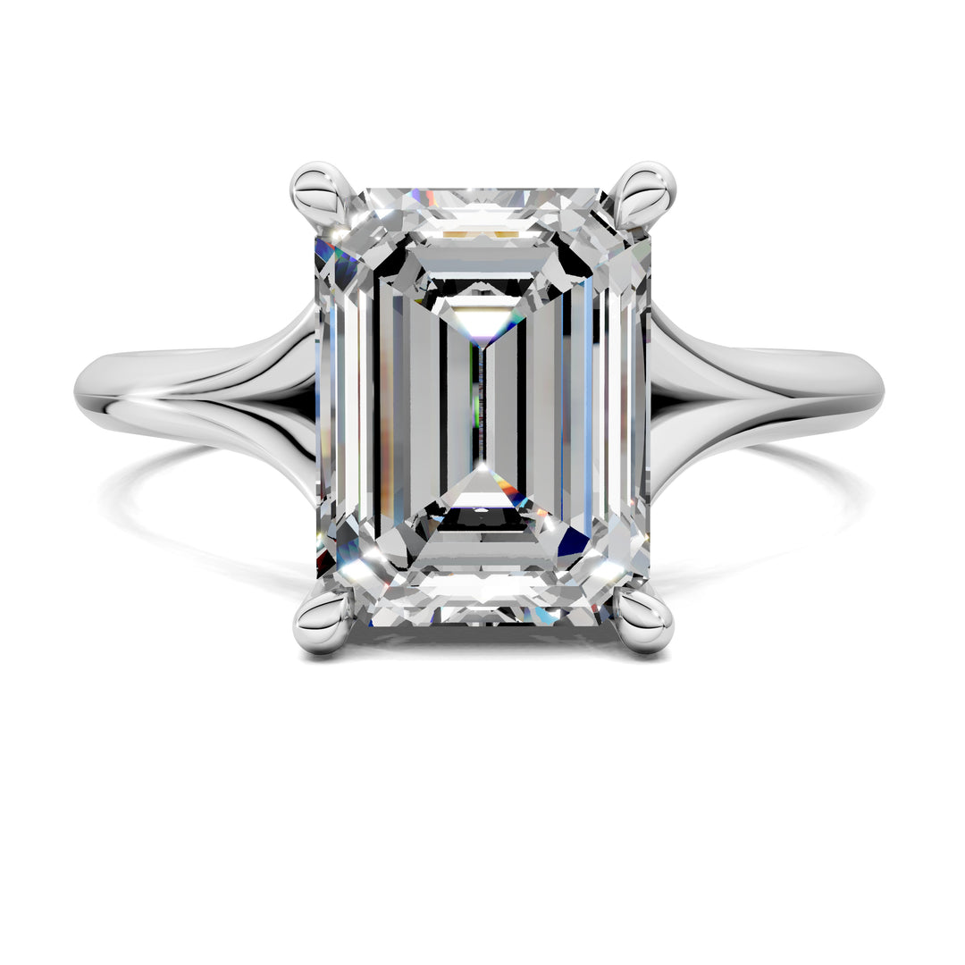 SA118 - Taylor Split Shank Hidden Halo Engagement Ring