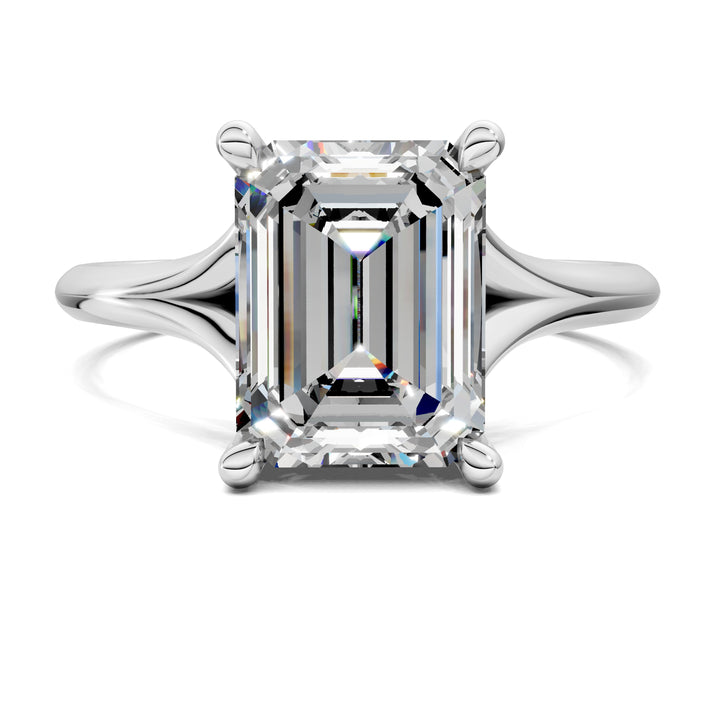 SA118 - Taylor Split Shank Hidden Halo Engagement Ring
