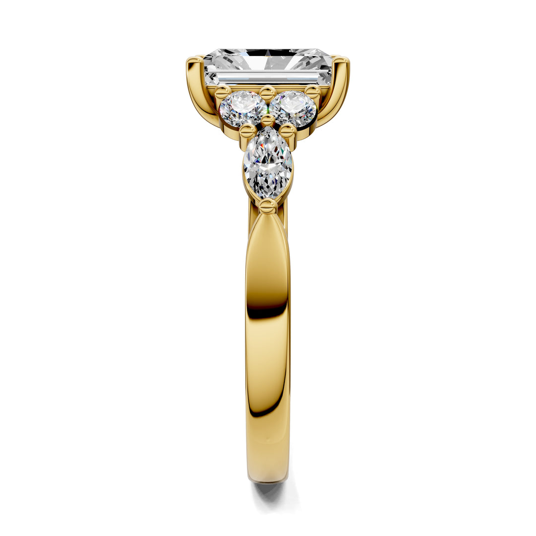 Brittany Radiant Cluster Ring